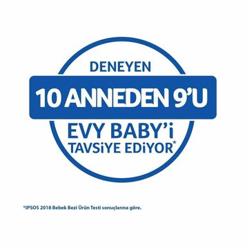 Evy Baby No:3 Midi 124 Adet Bebek Bezi