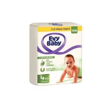 Evy Baby No:4 Maxi 168 Adet Bebek Bezi