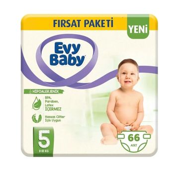 Evy Baby No:5 Junior 66 Adet Bebek Bezi