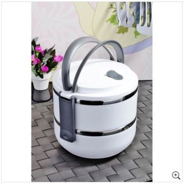 EW's Kitchenware 2'li Çelik Sefer Tası Yemek Termosu Saklama Kabı Termosu