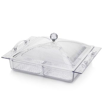 EW's Kitchenware Akrilik Barok Şeffaf 4'lü Kahvaltılık