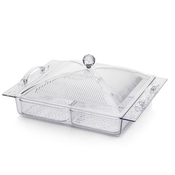 EW's Kitchenware Akrilik Barok Şeffaf 4'lü Kahvaltılık