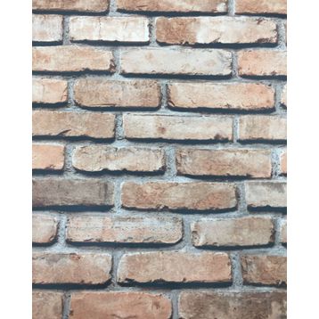 Exclusive 9010 Tuğla Desenli Duvar Kağıdı