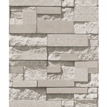 Exclusive 9250 3D 5.3 m² Taş Görünümlü Duvar Kağıdı