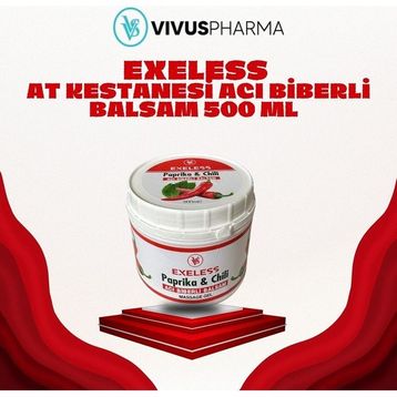 Exeless 500 ml Acı Biberli Balsam At Kestanesi Jeli