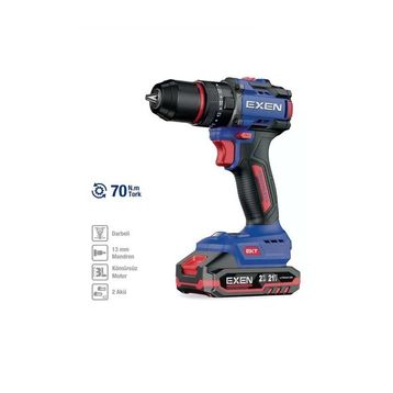 Exen En 272 DS 2x2 Ah Akülü Darbeli Matkap