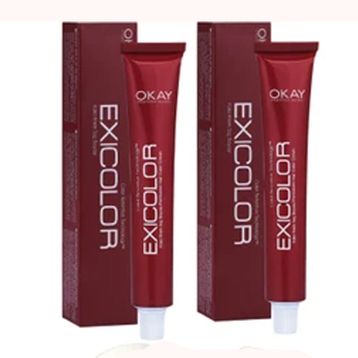Exicolor 1.1 Mavi Siyah 2 Adet Tüp Saç Boyası + 2 Adet Sıvı Oksidan