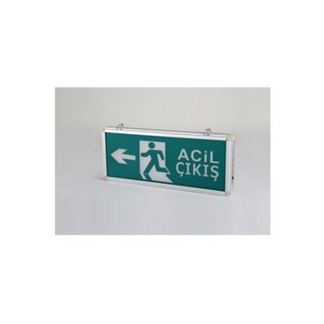 Exit Sol Acil Çıkış Levhası