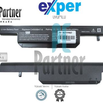 Exper C4500Q Notebook Bataryası