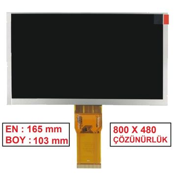 Exper EasyPad H7D Siyah Dokunmatik Tablet Camı