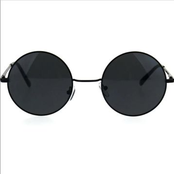 Extoll John Lennon Siyah Yuvarlak Kadın Güneş Gözlüğü