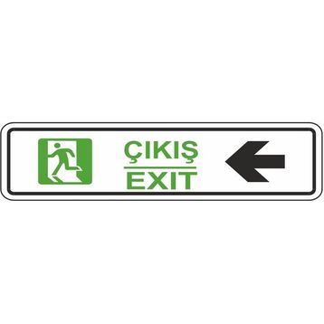 Extra Fix 7x24 cm Pvc Sağ Çıkış Levhası