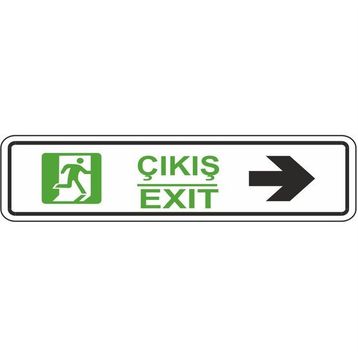 Extra Fix 7x24 cm Pvc Sol Çıkış Levhası