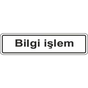 Extra Fix 7x34 cm Pvc Bilgi İşlem Levhası