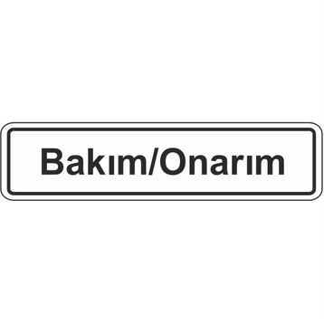 Extra Fix Pvc Bakım-Onarım Uyarı Levhası