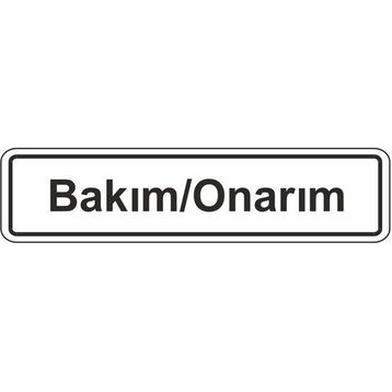 Extra Fix Pvc Bakım-Onarım Uyarı Levhası