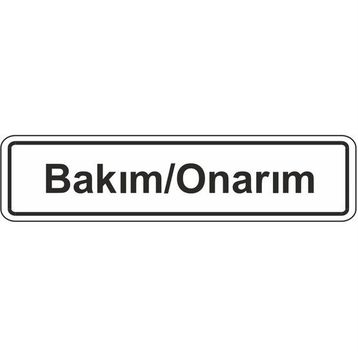 Extra Fix Pvc Bakım-Onarım Uyarı Levhası