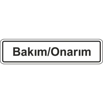 Extra Fix Pvc Bakım-Onarım Uyarı Levhası