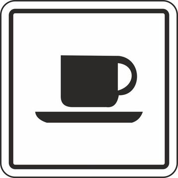 Extra Fix Pvc Cafe Uyarı Levhası