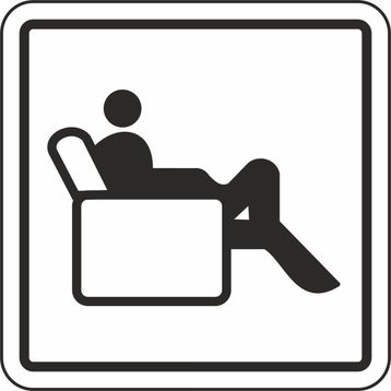 Extra Fix Pvc Dinlenme Salonu Uyarı Levhası