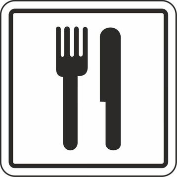 Extra Fix Pvc Restaurant Uyarı Levhası