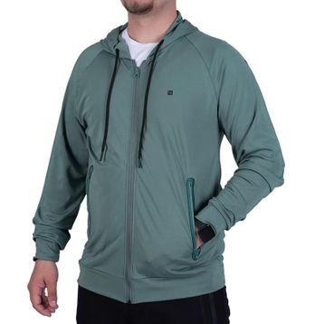 Exuma 1312083 Siyah Tam Fermuarlı Erkek Sweatshirt