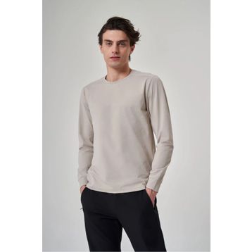 Exuma 1512129 Gri Uzun Kollu Erkek T-shirt