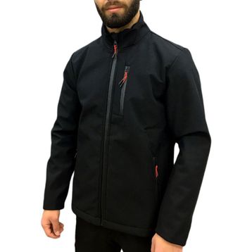 Exuma 2011069-010 Softshell Siyah Erkek Mont
