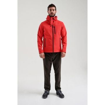 Exuma 2311100 Kırmızı Yağmur Rüzgar Geçirmez Softshell Özellikli Erkek Mont