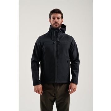 Exuma 2311100 Siyah Softshell Erkek Mont