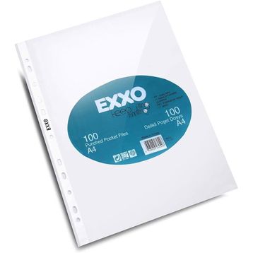 Exxo 100'lü Paket Poşet Dosya