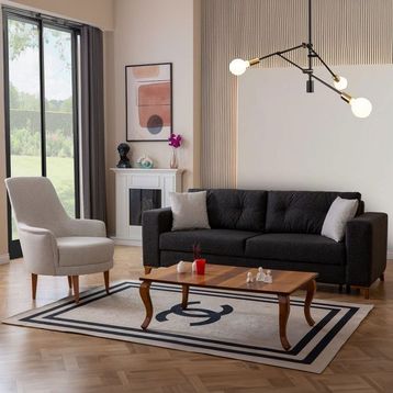 Eymense Kumsal Çekyat Sandıklı 3+1 Koltuk Takımı