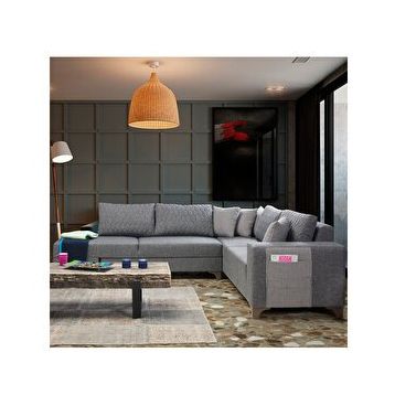 Eymense Loft Gri Köşe Koltuk Takımı