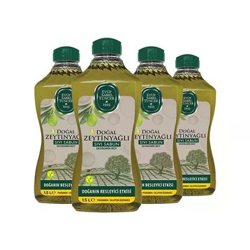 Eyüp Sabri Tuncer 1.5 lt Doğal Zeytinyağlı Sıvı Sabun (4 adet)