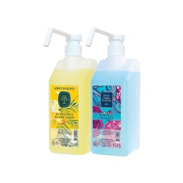 Eyüp Sabri Tuncer 1 lt Okyanus+1 lt Sprey Başlıklı Klasik Limon Kolonyası