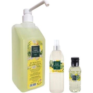 Eyüp Sabri Tuncer 1 lt ve 150 ml Bidon Klasik Limon Kolonyası