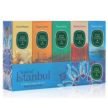Eyüp Sabri Tuncer 16 ml 5li Set Silindir Cam Şişe Kolonya