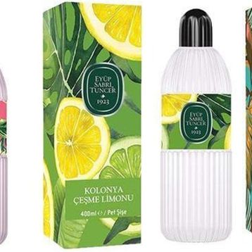 Eyüp Sabri Tuncer 3x400 ml Japon Kiraz Çiçeği + Çeşme Limonu + Tütün Kolonya