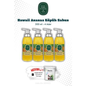 Eyüp Sabri Tuncer 4x500 ml Hawaii Ananas Köpük Sabun