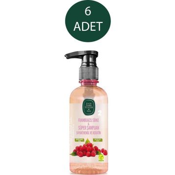 Eyüp Sabri Tuncer 6x100 ml Frambuazlı Sirke Süper Şampuan