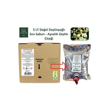 Eyüp Sabri Tuncer Ayvalık Zeytin Çiçeği Doğal Zeytinyağlı 5 lt Sıvı Sabun
