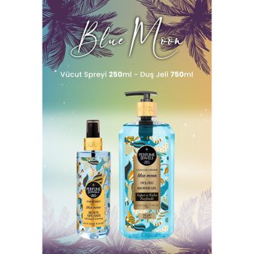Eyüp Sabri Tuncer Blue Moon Vücut Spreyi 250 ml ve 750 ml Duş Jeli