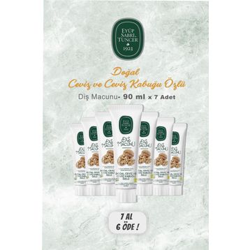 Eyüp Sabri Tuncer Ceviz Özlü 7x90 ml Diş Macunu