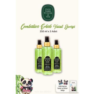 Eyüp Sabri Tuncer Combatıve 3x250 ml Erkek Pj Body Splash