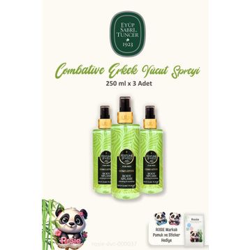 Eyüp Sabri Tuncer Combatıve 3x250 ml Erkek Pj Body Splash