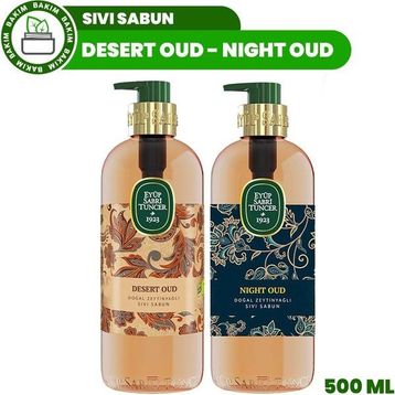 Eyüp Sabri Tuncer Desert Oud 500 ml Sıvı Sabun + Night Oud 500 ml Sıvı Sabun