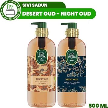 Eyüp Sabri Tuncer Desert Oud 500 ml Sıvı Sabun + Night Oud 500 ml Sıvı Sabun