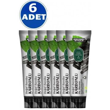 Eyüp Sabri Tuncer Doğal Bambu Karbonlu 6x75 ml Diş Macunu