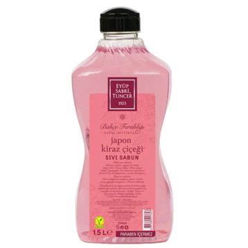 Eyüp Sabri Tuncer Doğal Zeytinyağlı 1.5 lt Japon Kiraz Çiçeği Sıvı Sabun + 1.5 lt Okyanus Sıvı Sabun