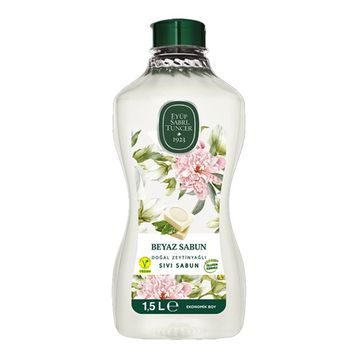 Eyüp Sabri Tuncer Doğal Zeytinyağlı 1.5 lt Sıvı Sabun Beyaz Sabun